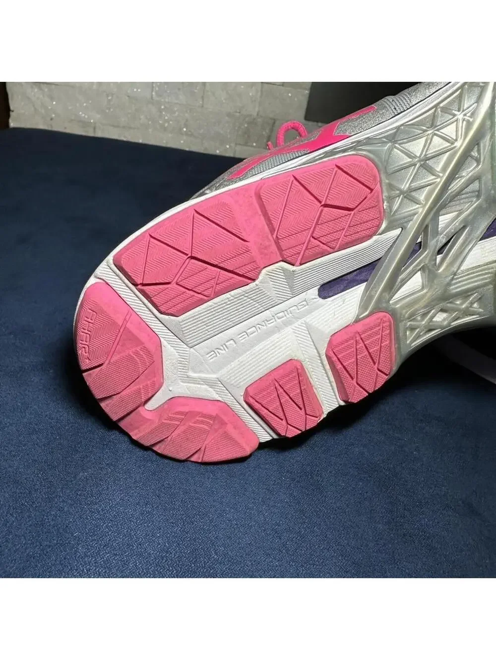 ASICS Women's Multi and Pink Trainer